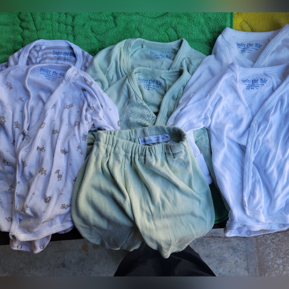 Under the Nile organic cotton 0-6mo 7pc
